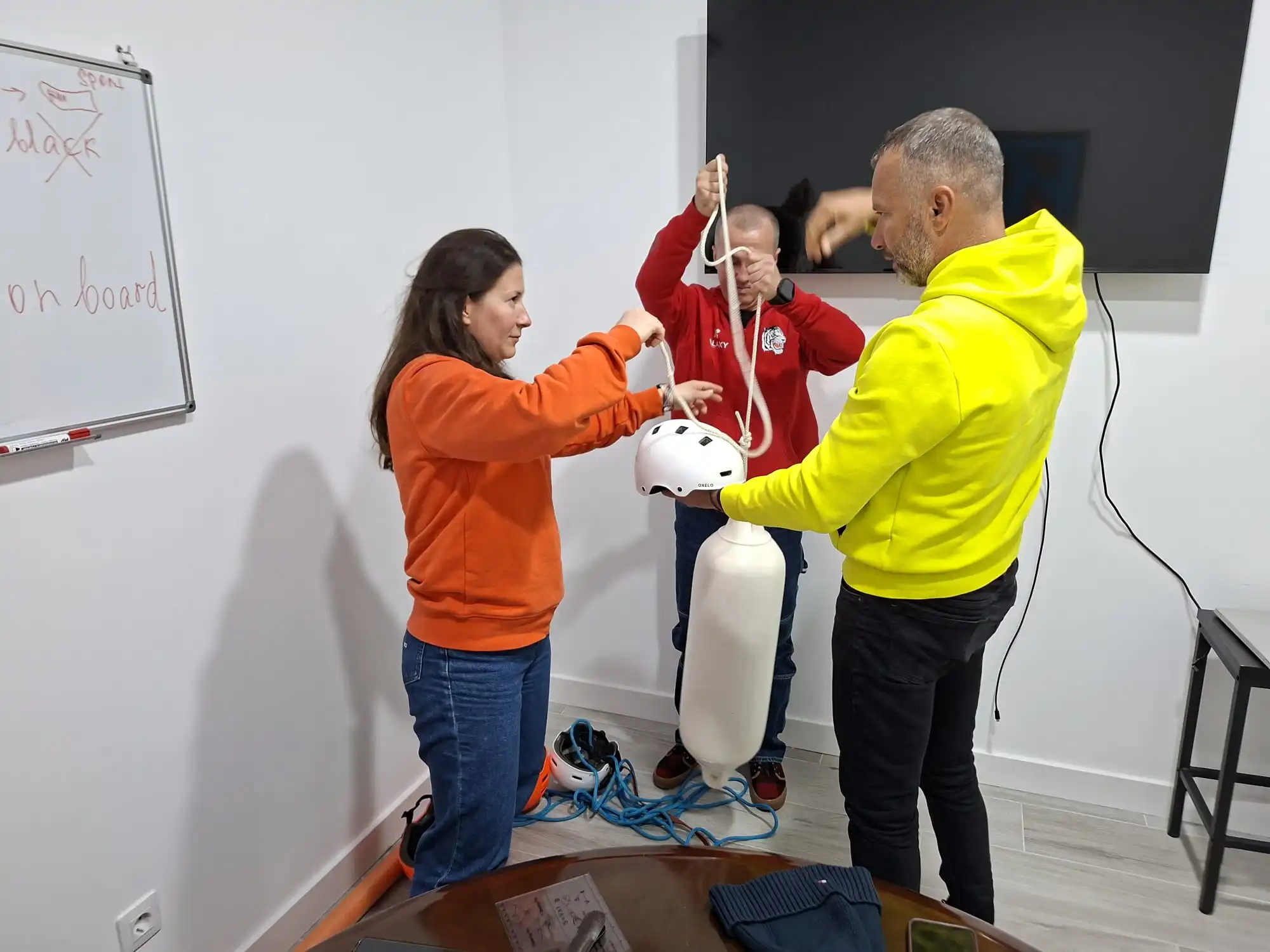 Foto grupal tras finalizar la práctica